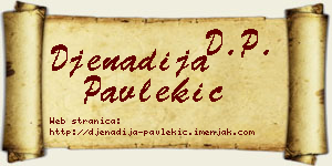 Đenadija Pavlekić vizit kartica